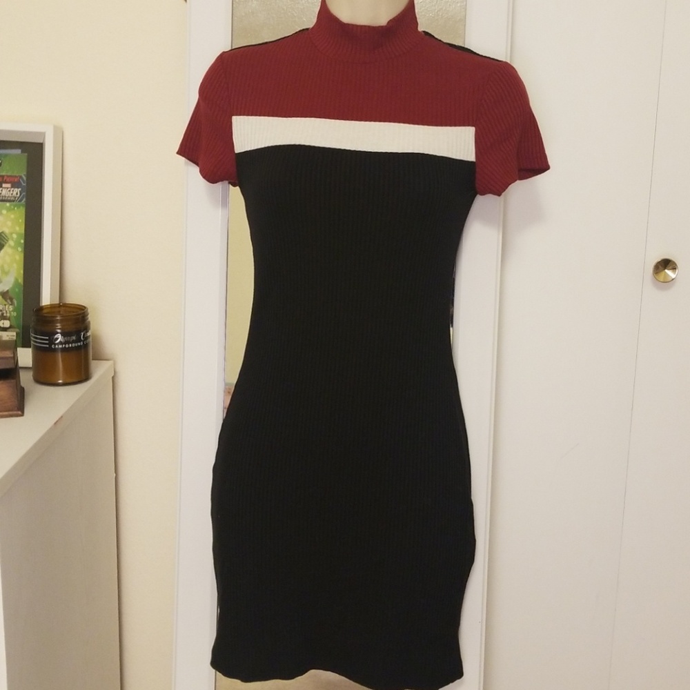 Turtle Neck Cocktail Dress